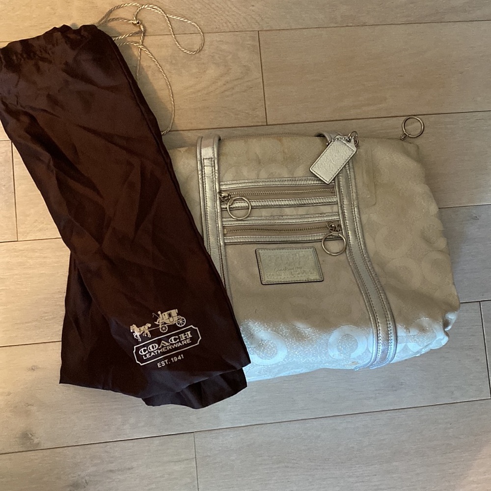 Coach authentic bag. Poor condition. Stains dust bag included - Picture 8 of 8